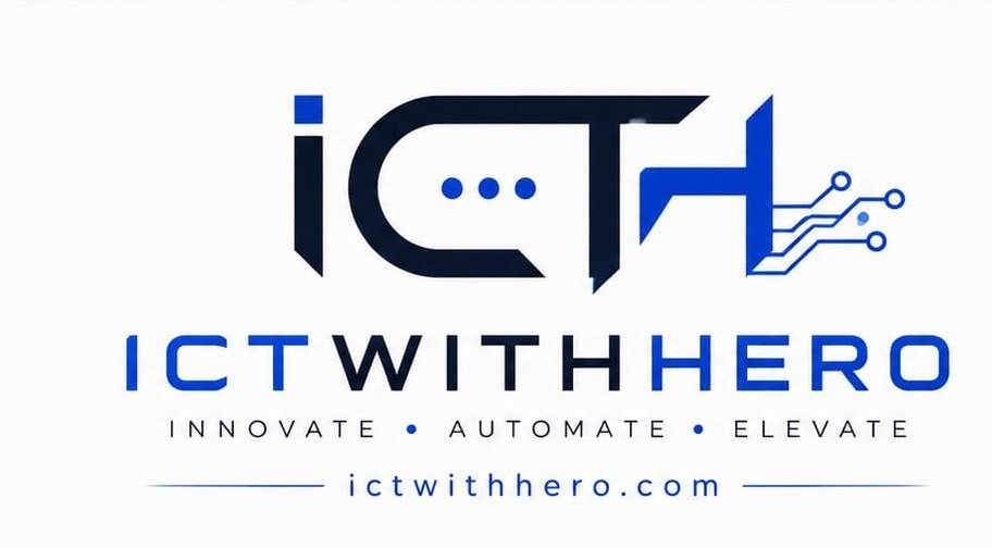 ICT with Hero Logo